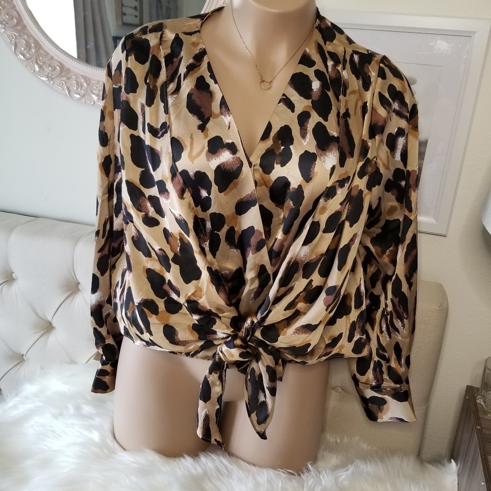 ❤️ Hayden Wild Thing Cheetah Top 1X